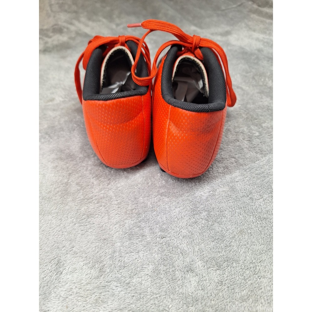 Kids Cleats Orange Black Athletic Football Shoes Size 5Y - Picture 4 of 5